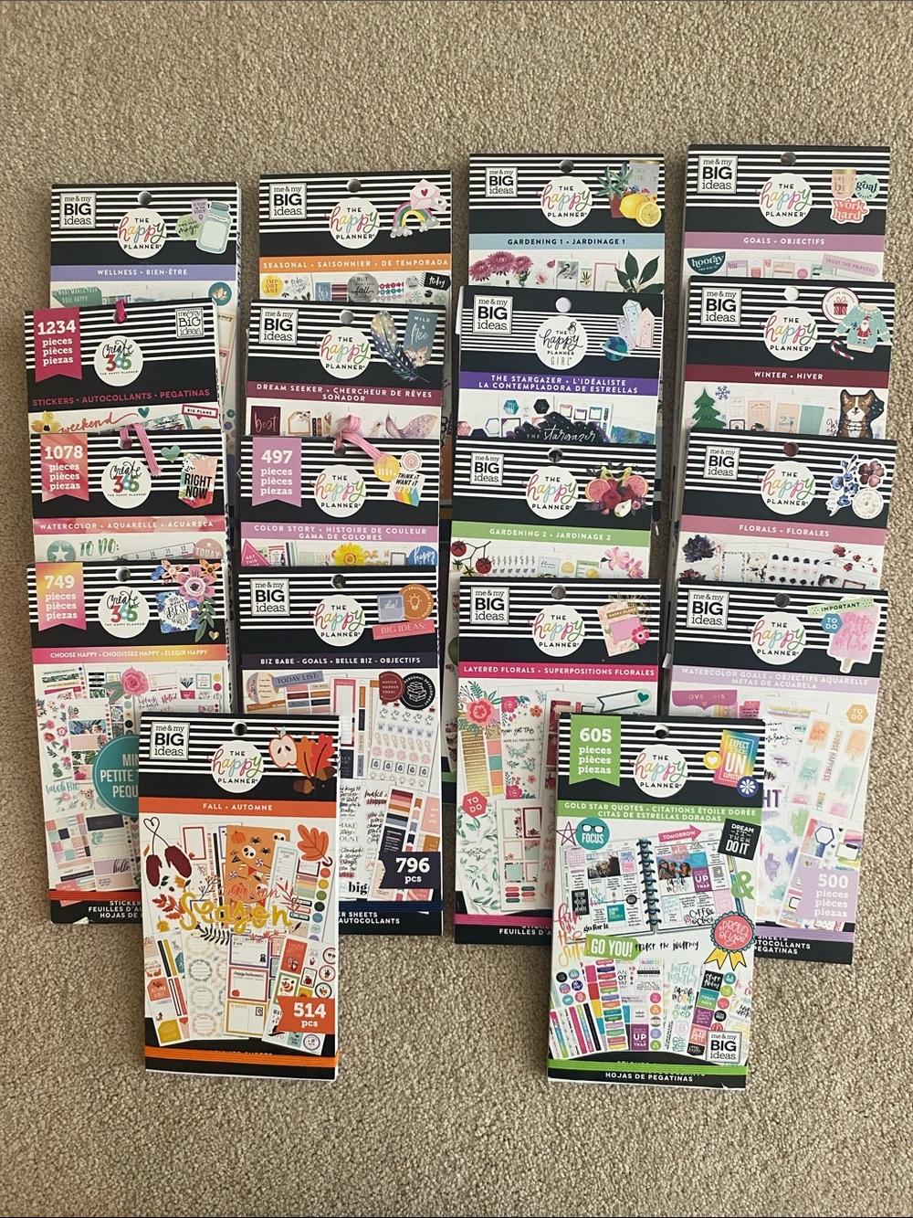The Happy Planner Sticker Pack Set